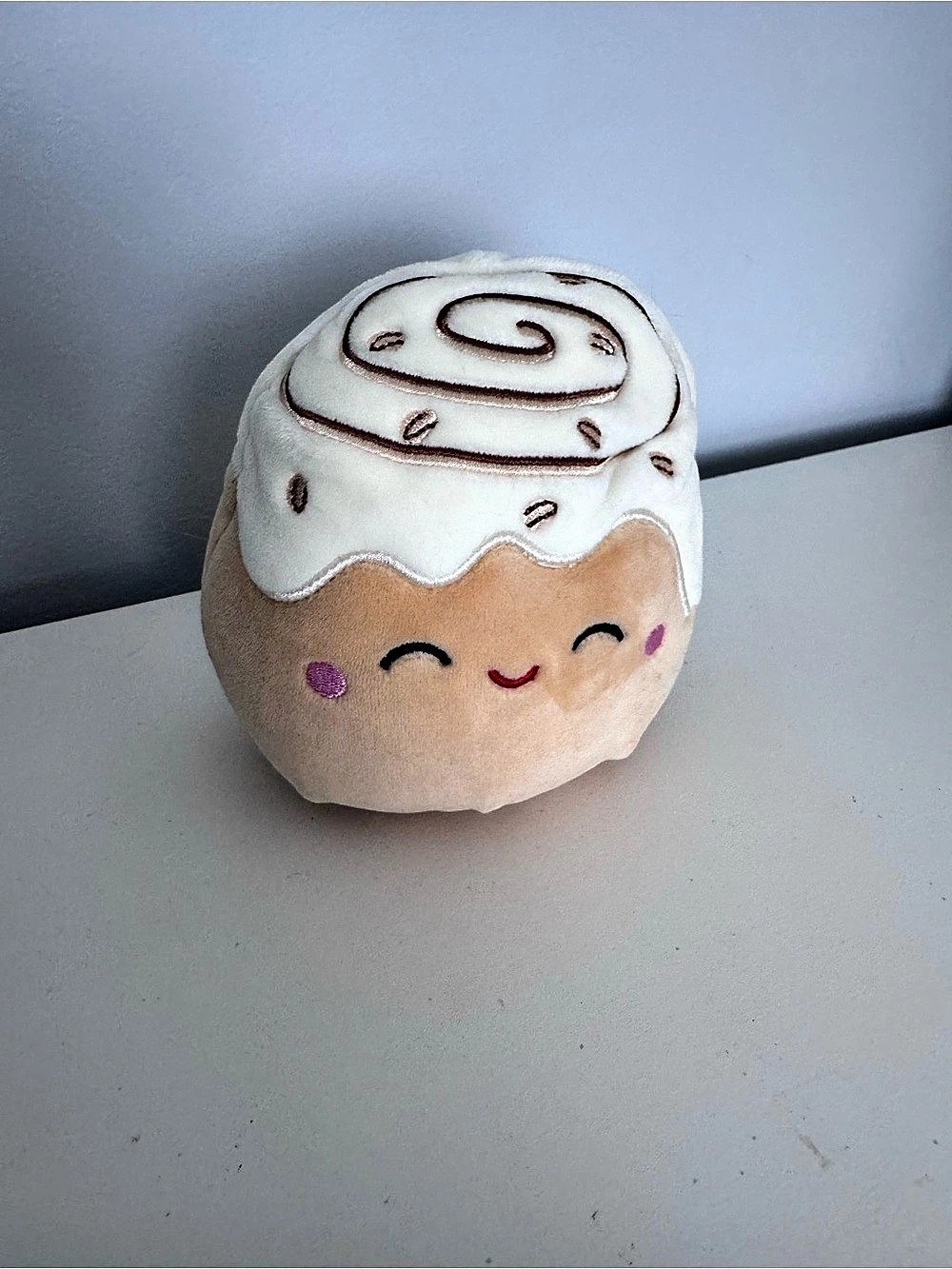 Squishmallows Chanel the Cinnamon Roll Plush Brown & White 5”